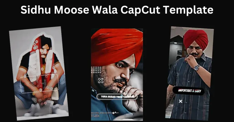 Sidhu Moose Wala CapCut Template